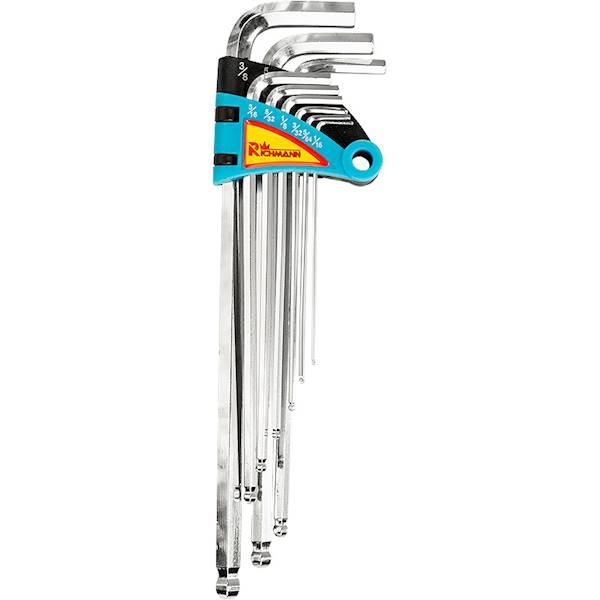 Imbusy calowe dł. 1/16"-3/8" 9 el