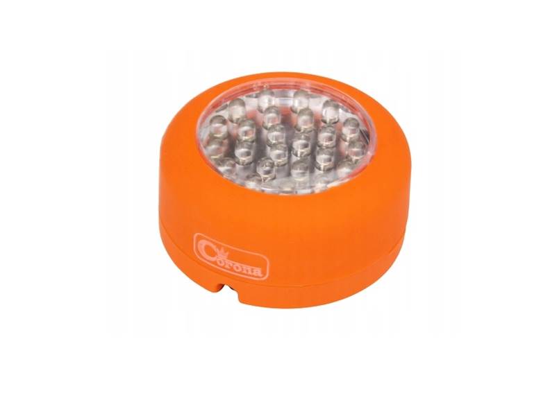 Latarka 24 LED z mag. CORONA   /okrągła/