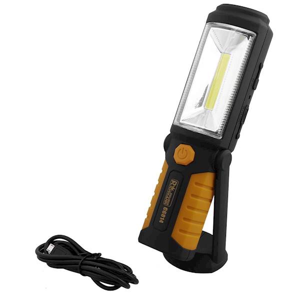 Lampa diodowa COB z hak+magnes +ładowarki