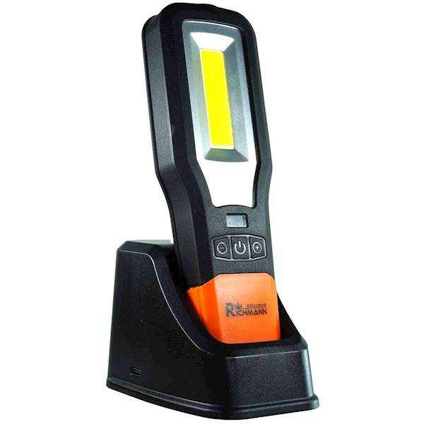 Lampa aku ze stacją ładująca 10W+5W  regulac.