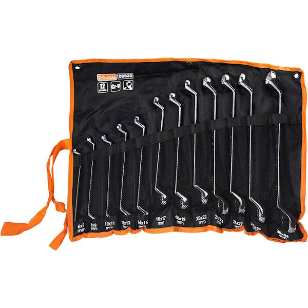 Klucze oczk-2xgięte 12cz./6-32/