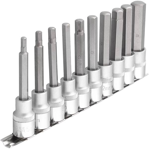 Kpl.imbusów H5-H17 mm. 100mm 1/2"