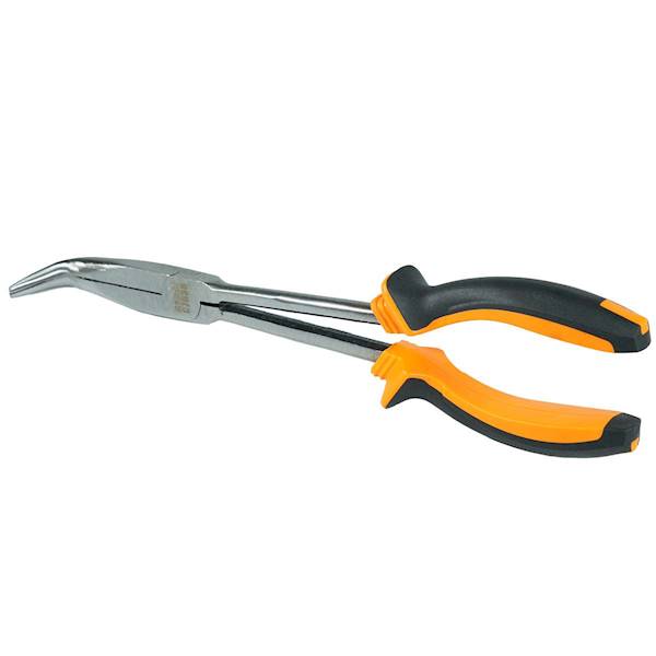 Szczypce długie 280mm wygięte 90 stopni