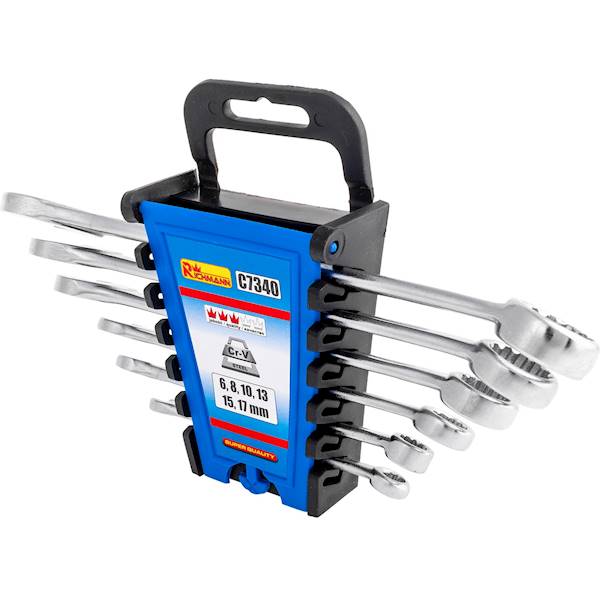 Klucze poler.główki 6-17 mm 6 el.