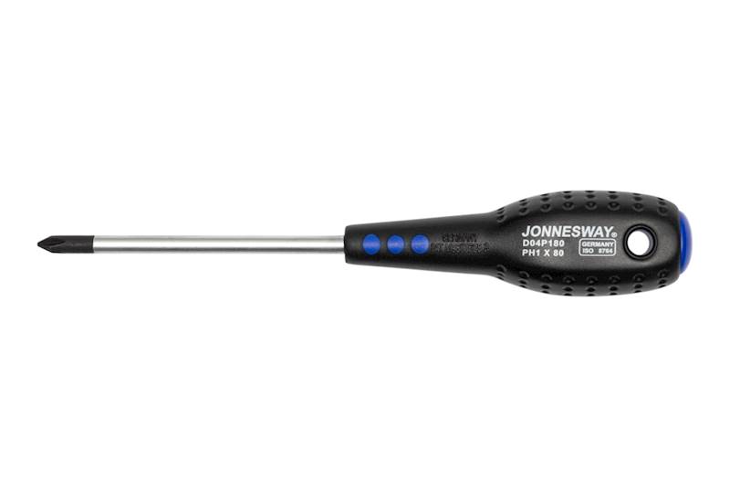 Wkrętak JONNESWAY krzyżak PH-1 x 80 FULL STAR