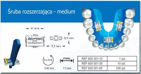ŚRUBA FISCHER MEDIUM 100 szt