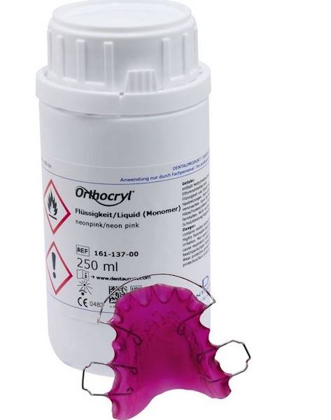 ORTHOCRYL  MONOMER NEON RÓŻOWY 250 ml