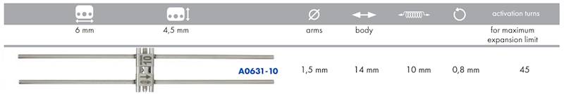 EXPANDER ANATOMICZNY ARMS 10 mm / HYRAX /
