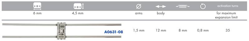EXPANDER ANATOMICZNY ARMS 8 mm / HYRAX /