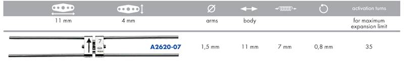 EXPANDER ANATOMICZNY ARMS 7 mm / HYRAX /