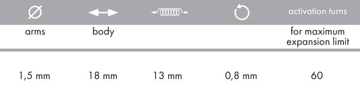 ŚRUBA HYRAX 13 mm PROSTA