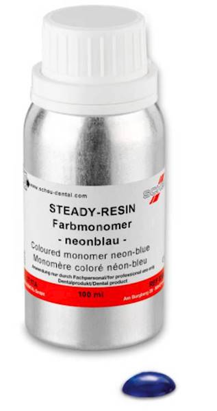 STEADY-RESIN mon. / plyn 100 ml neon blue  scheu