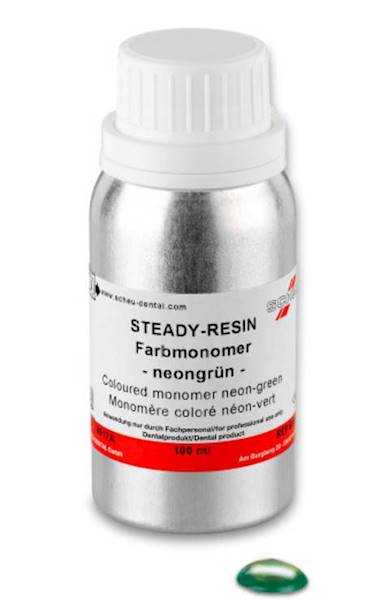 STEADY-RESIN mon. / plyn 100 ml neon green scheu