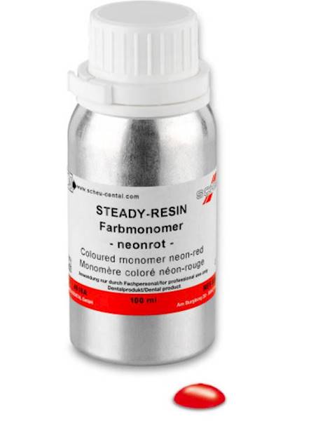 STEADY-RESIN mon. / plyn 100 ml neon pink scheu