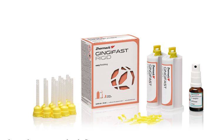 GINGIFAST RIGID 2x50ml + 12 mixing + 12oral tip