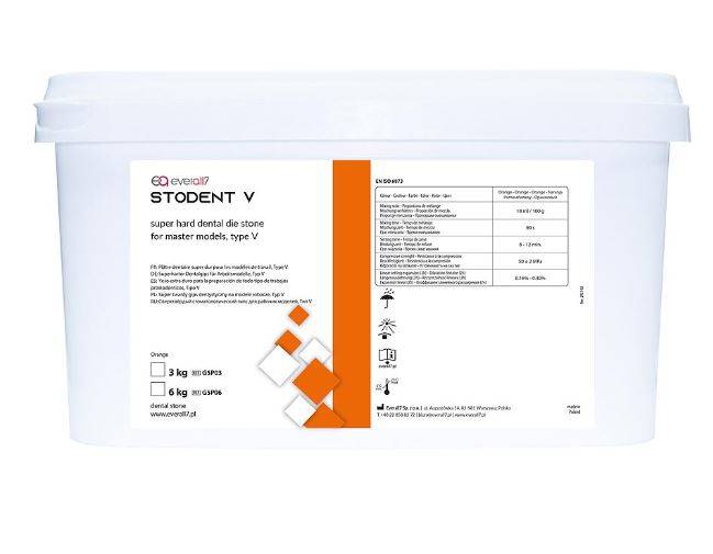 GIPS 3kg STODENT  V kl  3 kg  POMARAŃCZOWY..