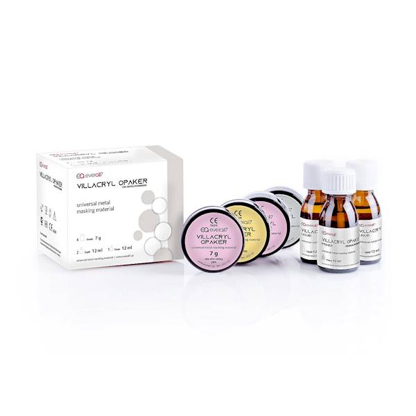 VILLACRYL OPAKER   RÓŻOWY 2x7g + 12ml + primer12ml