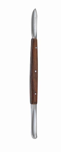 NOŻYK DO WOSKU LESSMANN 17CM Z ROWKIEM