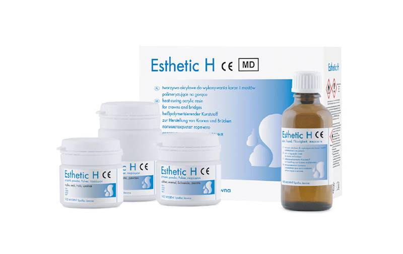 ESTETIC H 500g+250ml AKRYL NA GORĄCO KPL.