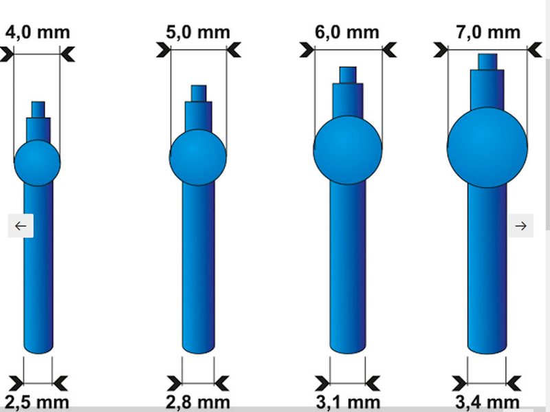 KANAŁY WLEWOWE WOSKOWE 5mm