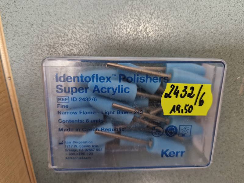 IDENTOFLE gumki Kerr delikatne jasnoniebieniebeski