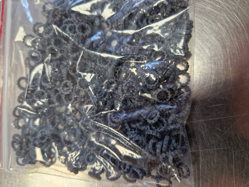 Kółka retencyjne plastikowe 