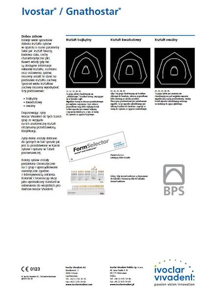 ZĘBY  SR ORTHOTYP S DCL SET  set of 8 