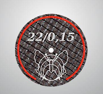 TARCZA MOTYL 22/0.15 ZBROJONA DO METALU