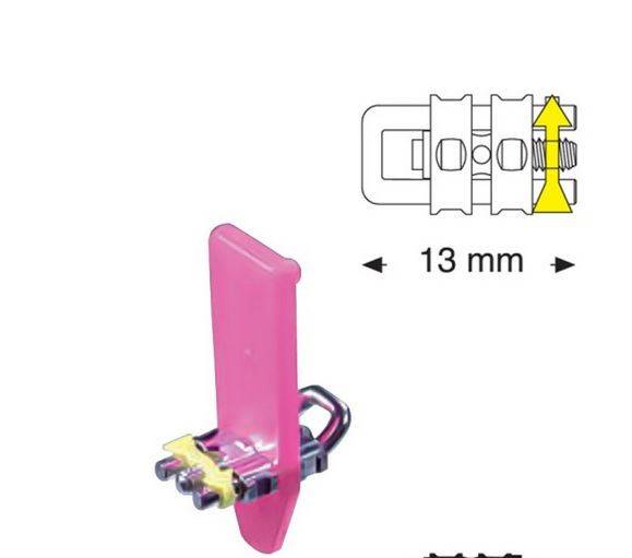 ŚRUBA SEKTOROWA  MICRO WYGIĘTA 13 MM DOLNA 