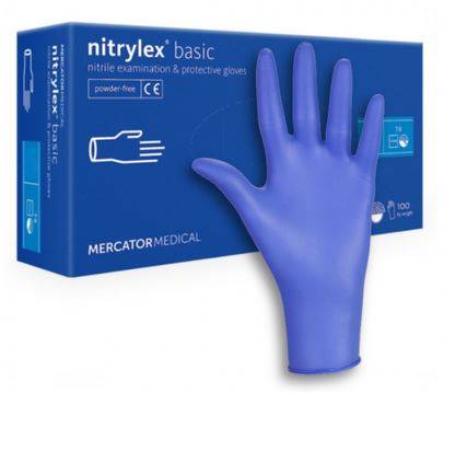 RĘKAWICE NITRYLOWE M