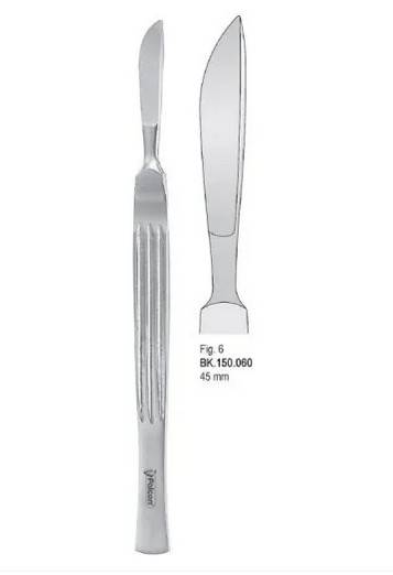 LANCET 45mm fig.6 SKALPEL Z UCHWYTEM