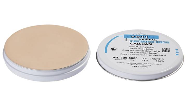 CAD / CAM Scan wax, beżowy