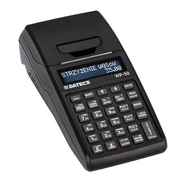 Kasa DATECS WP-50 Czarna PLUS GPRS 3 lata internet 