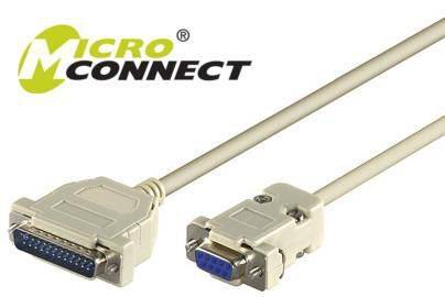 Kabel Microconnect Serial DB9-DB25 3M F/M