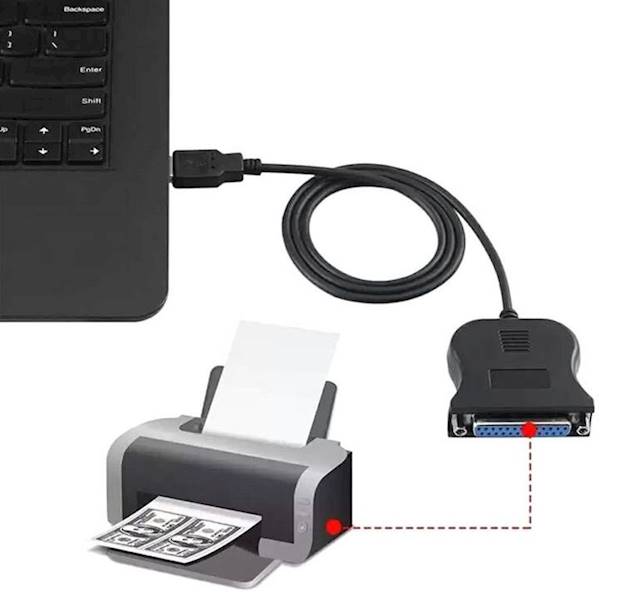 ADAPTER USB NA LPT WTYCZKA AK72