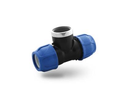 Trójnik Skręcany DN 75 x 2.1/2" GW PN16 do Rur PE