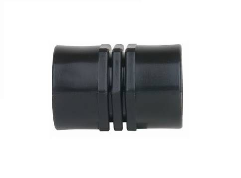 Mufa 1.1/4" GW tworzywo PP czarne gwintowane