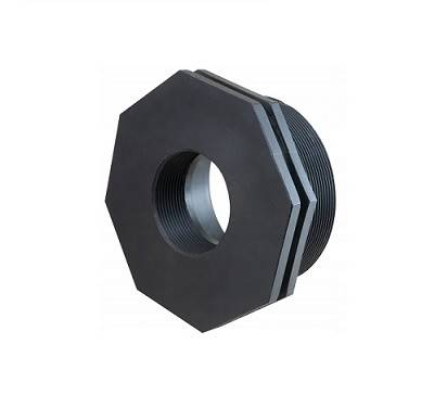 Redukcja 2x1.1/4" GZ/GW tworzywo PP czarne gwintowane
