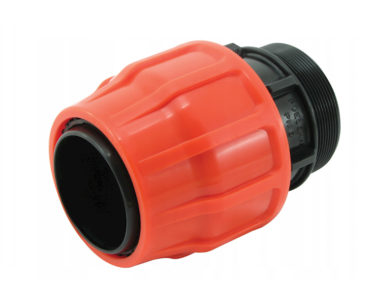 Złączka LayFlat 2" (50mm) x 2" Gwint Zewnętrzny