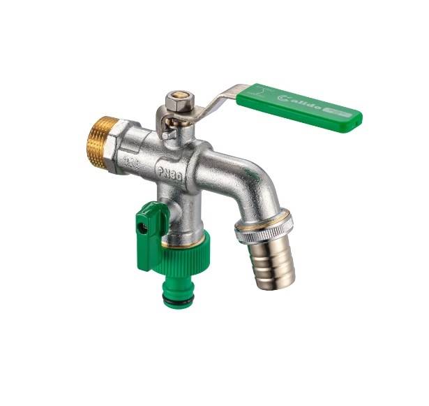 Zawór ogrodowy czerpalny kulowy COMBI 1/2" x 3/4" x 3/4" Mrozoodporny