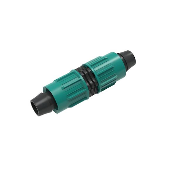 Złączka do Linii Kroplującej / Rury PE 16mm x 16mm NUT-LOCK