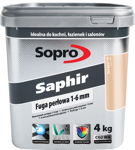 Sopro Saphir betonowo-szary 14 2kg (wiaderko)