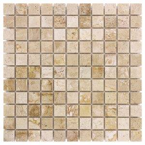 Travertine Cream 25 305x305mm, 25x25x10mm
