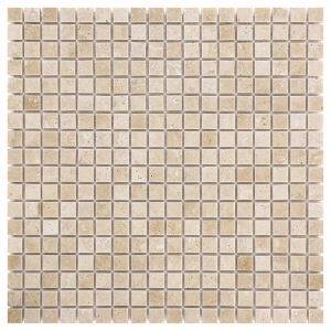 Travertine White 15 305x305mm, 15x15x10mm