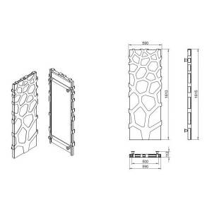Grzejnik Coral 1615x590mm