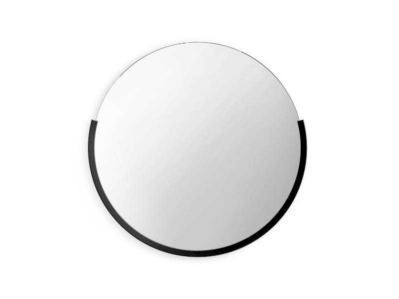 Lustro Ferni 55x55cm rama czarna