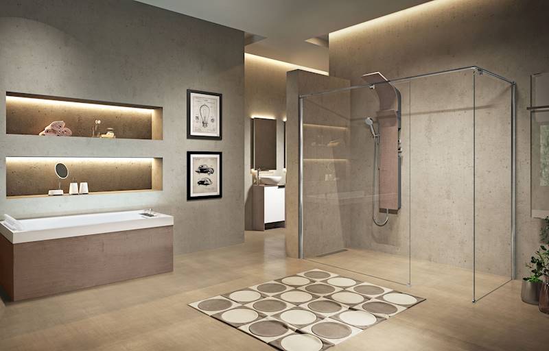 Vanity S panel prysznicowy