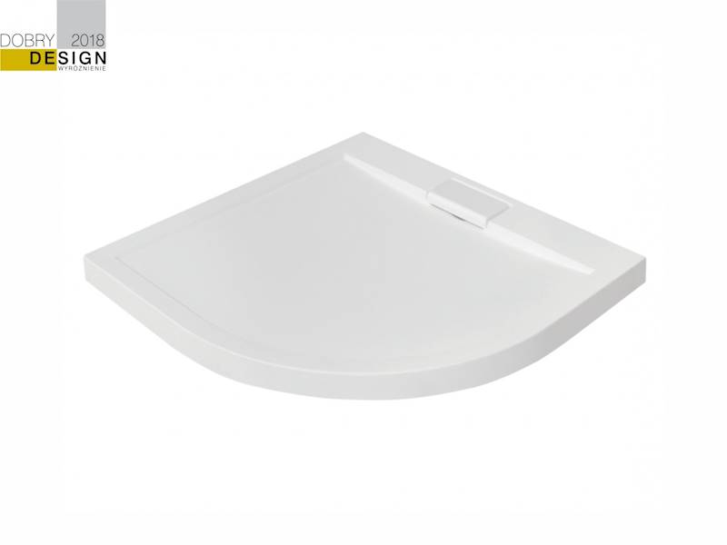 Axim brodzik ultraslim półokrągły 90x90cm