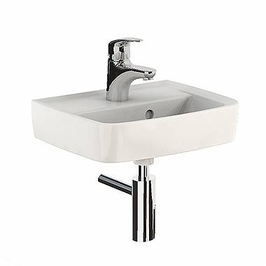Umywalka meblowa REKORD 40 cm, z otworem, z przele