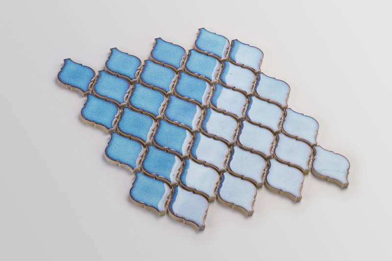 ARABESKA MAŁA, LIGHT BLUE, POŁYSK 282x252mm